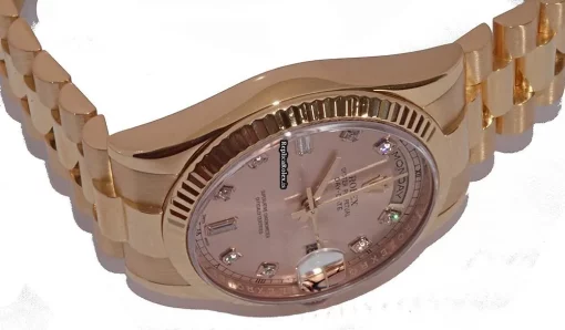 Stylish Replica Rolex Day-date 36 118238 Caliber 3155 Automatic Movement 36mm Yellow Gold Case Mens/unisex Watch - Image 5