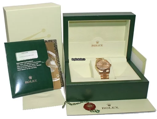 Stylish Replica Rolex Day-date 36 118238 Caliber 3155 Automatic Movement 36mm Yellow Gold Case Mens/unisex Watch - Image 9