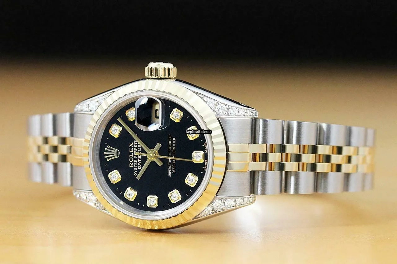 Mind-boggling Fake Rolex Lady-datejust 69173 Caliber 2135 Automatic Movement 26mm Steel Case Womens Watch - Image 2