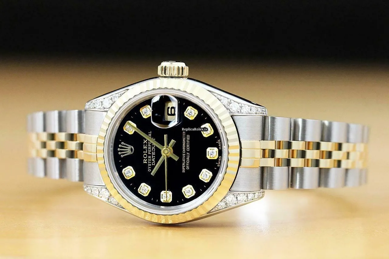 Mind-boggling Fake Rolex Lady-datejust 69173 Caliber 2135 Automatic Movement 26mm Steel Case Womens Watch - Image 3