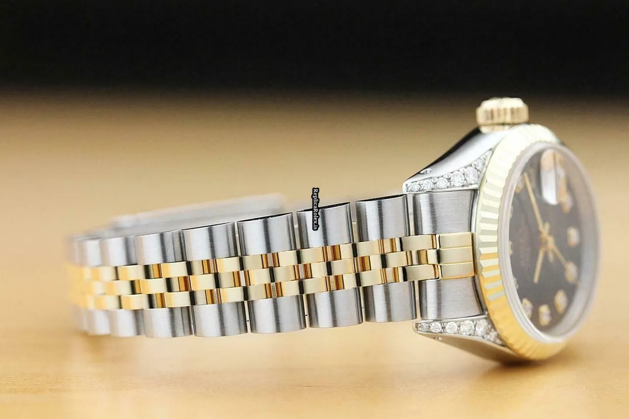 Mind-boggling Fake Rolex Lady-datejust 69173 Caliber 2135 Automatic Movement 26mm Steel Case Womens Watch - Image 7