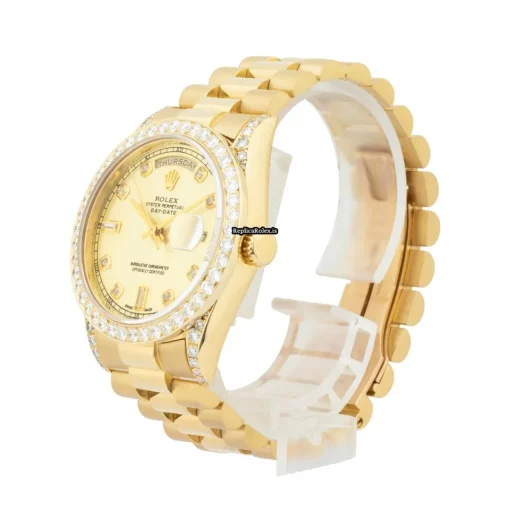 Design Replica Rolex Day-date 36 18238 Caliber 3155 Automatic Movement 36mm Yellow Gold Case Mens/unisex Watch - Image 2
