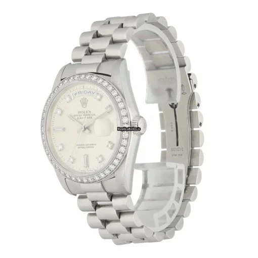 Wholesale Replica Rolex Day-date 18346 Automatic Movement 36mm Platinum Case Mens/unisex Watch - Image 2