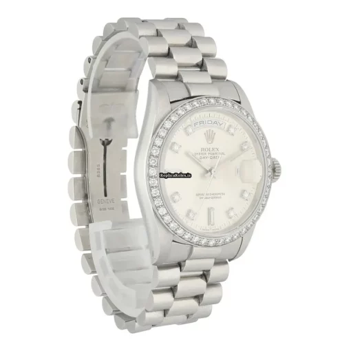 Wholesale Replica Rolex Day-date 18346 Automatic Movement 36mm Platinum Case Mens/unisex Watch - Image 3
