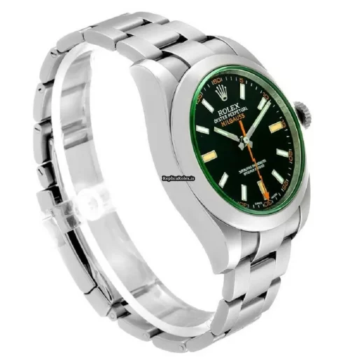 Defect Replica Rolex Milgauss 116400gv Automatic Movement 40mm Steel Case Mens/unisex Watch - Image 4