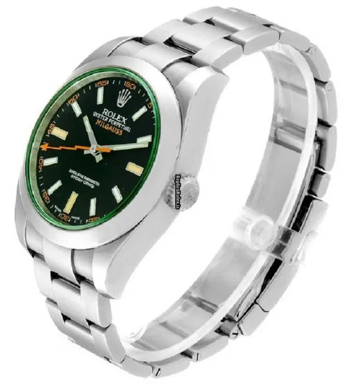 Defect Replica Rolex Milgauss 116400gv Automatic Movement 40mm Steel Case Mens/unisex Watch - Image 5