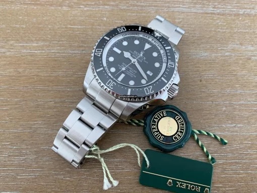 Fine Clone Rolex Sea-dweller Deepsea Caliber 3135 Automatic Movement 44mm Steel Case Mens/unisex Watch - Image 6