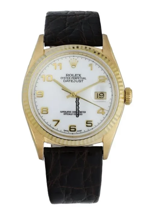 Cool Replica Rolex Datejust 16238 Automatic Movement 36mm Yellow Gold Case Mens/unisex Watch - Image 2