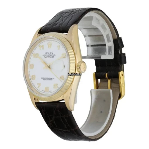 Cool Replica Rolex Datejust 16238 Automatic Movement 36mm Yellow Gold Case Mens/unisex Watch - Image 3