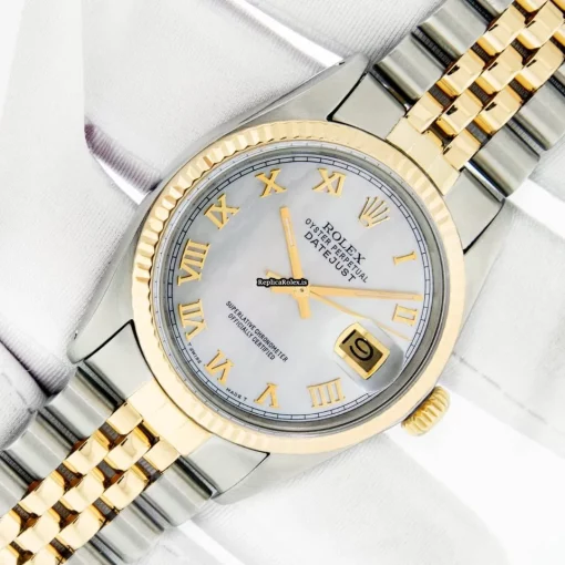 Excellent Replica Rolex Datejust 16013 Caliber 3035 Automatic Movement 36mm Gold/steel Case Mens/unisex Watch - Image 2