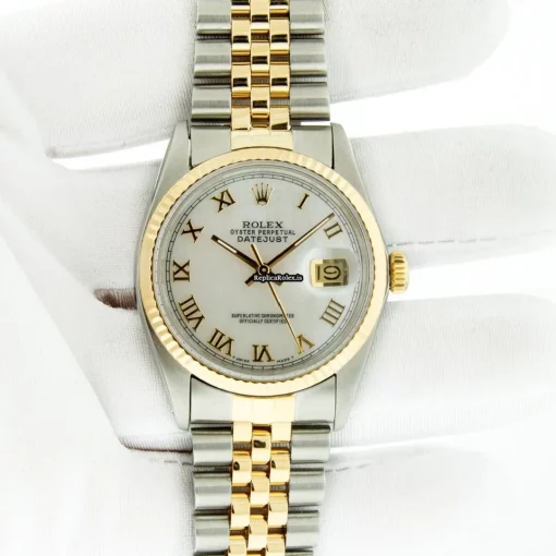 Excellent Replica Rolex Datejust 16013 Caliber 3035 Automatic Movement 36mm Gold/steel Case Mens/unisex Watch - Image 3