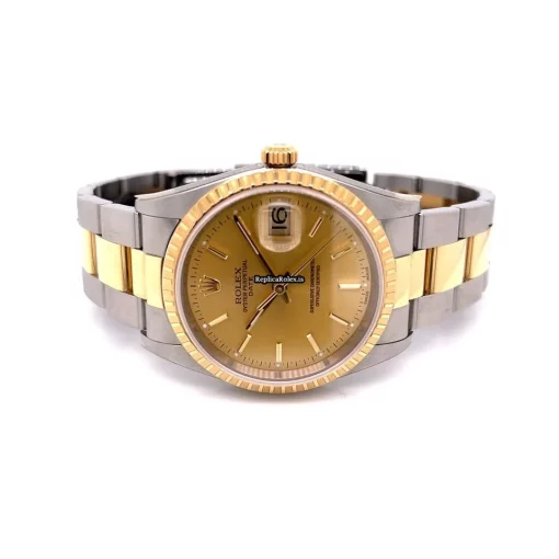 Remarkable Fake Rolex Oyster Perpetual Date 15233 Caliber 3135 Automatic Movement 34mm Gold/steel Case Mens/unisex Watch