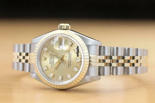 Recommend Replica Rolex Lady-datejust 69173 Caliber 2135 Automatic Movement 26mm Steel Case Womens Watch - Image 2