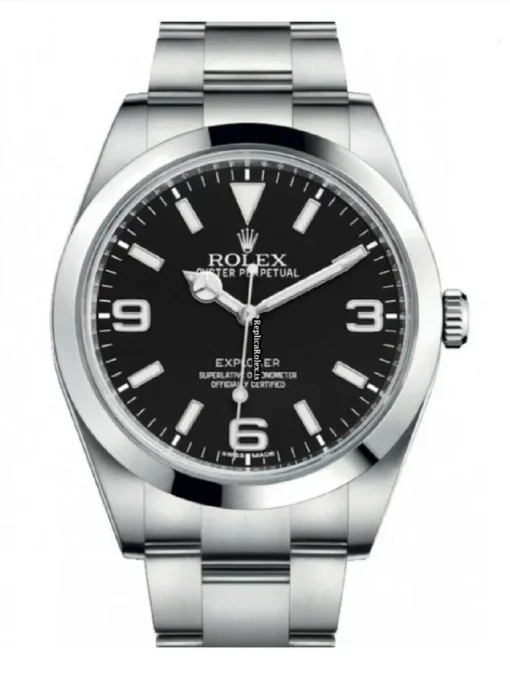 Stylish Replica Rolex Explorer 214270 Automatic Movement 39mm Steel Case Mens/unisex Watch