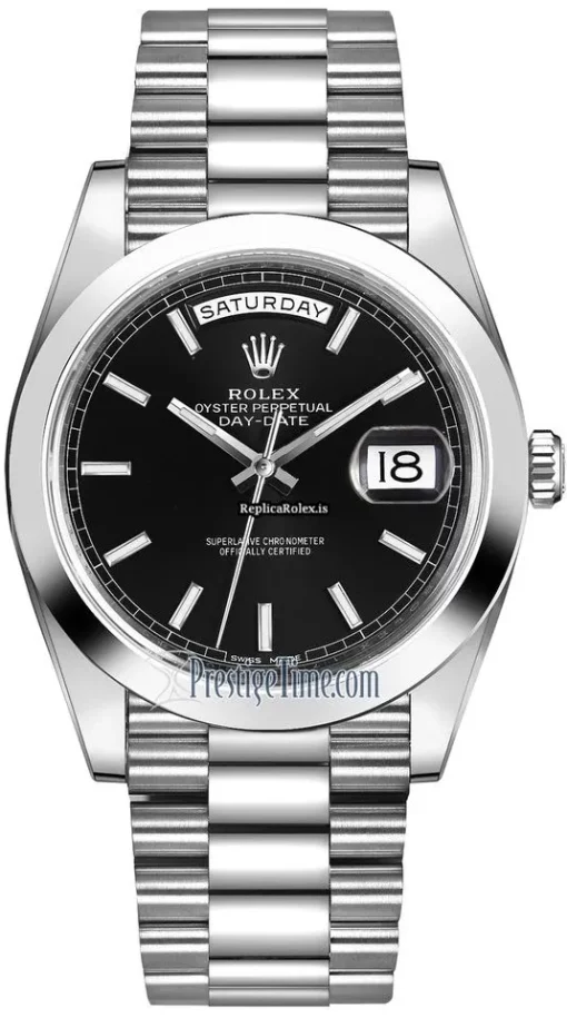 Reliable Replica Rolex Day-date 40 228206 Automatic Movement 40mm Platinum Case Mens/unisex Watch