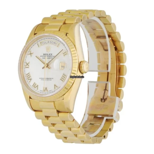 Wholesale Replica Rolex Day-date 36 18238 Automatic Movement 36mm Yellow Gold Case Mens/unisex Watch - Image 2