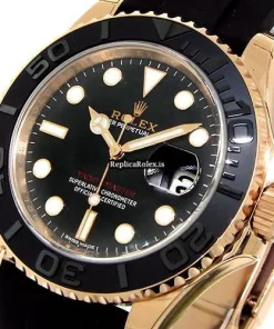 Good Replica Rolex Yacht-master 40 116655 Automatic Movement 40mm Rose Gold Case Womens Watch