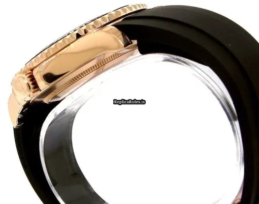 Good Replica Rolex Yacht-master 40 116655 Automatic Movement 40mm Rose Gold Case Womens Watch - Image 5