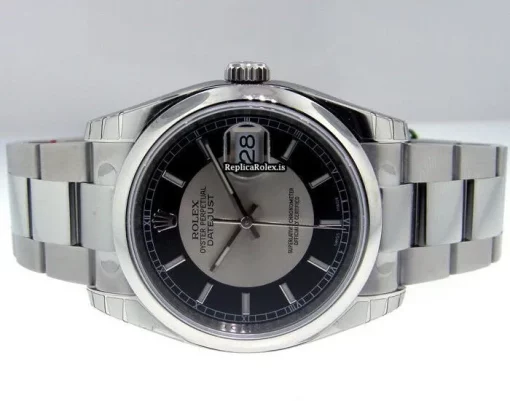 Suitable Knockoff Rolex Datejust 116200 Automatic Movement 36mm Steel Case Mens/unisex Watch - Image 3