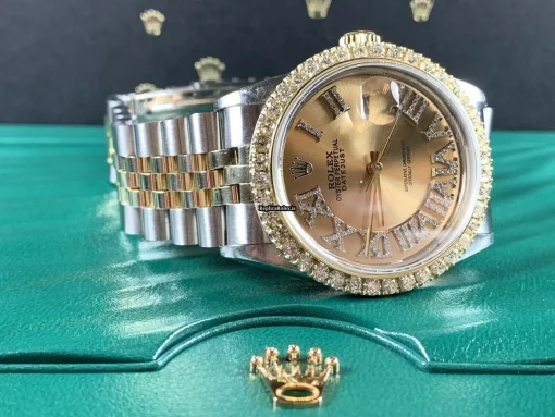 Discount Fake Rolex Datejust 16013 Caliber 3035 Automatic Movement 36mm Gold/steel Case Mens/unisex Watch - Image 2