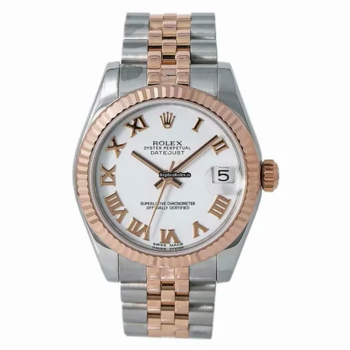 Reliable Replica Rolex Lady-datejust 178271 Automatic Movement 34mm Yellow Gold Case Womens Watch