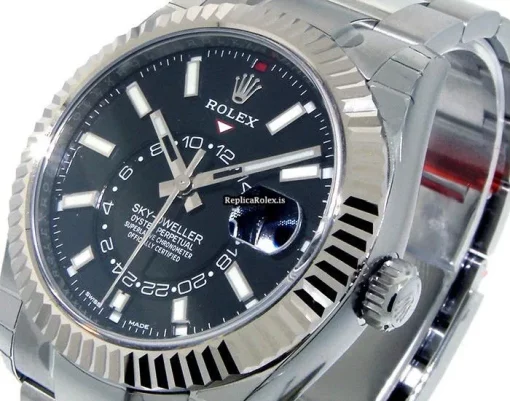 Luxury Replica Rolex Sky-dweller 326934 Automatic Movement 42mm Steel Case Mens/unisex Watch - Image 2