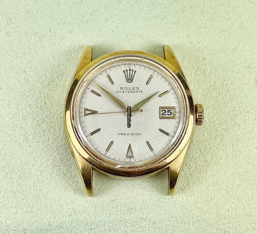 Fantastic Fake Rolex Oyster Precision 6294 Caliber 740 Manual Winding Movement 34mm Gold/steel Case Mens/unisex Watch
