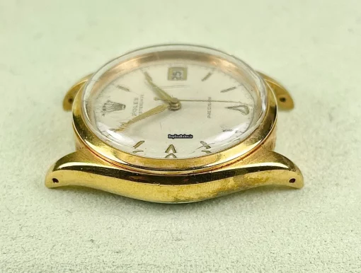 Fantastic Fake Rolex Oyster Precision 6294 Caliber 740 Manual Winding Movement 34mm Gold/steel Case Mens/unisex Watch - Image 5