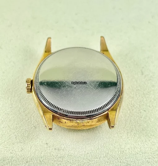 Fantastic Fake Rolex Oyster Precision 6294 Caliber 740 Manual Winding Movement 34mm Gold/steel Case Mens/unisex Watch - Image 7