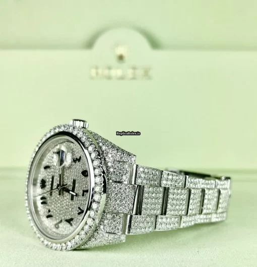 Amazing Replica Rolex Datejust 126300 Caliber 3235 Automatic Movement 41x48mm Steel Case Mens/unisex Watch - Image 4