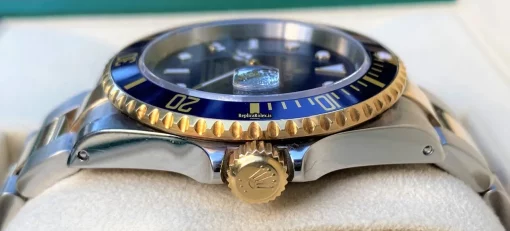 Remarkable Fake Rolex Submariner Date 16613 Caliber 3135 Automatic Movement 40mm Gold/steel Case Mens/unisex Watch - Image 8