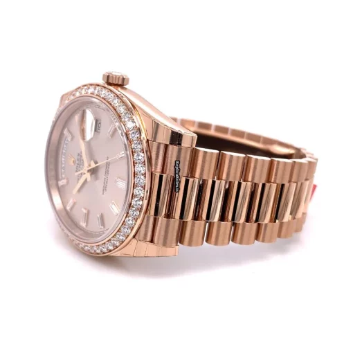 Incredible Replica Rolex Day-date 40 228345 Caliber 3255 Automatic Movement 40mm Rose Gold Case Mens/unisex Watch - Image 2