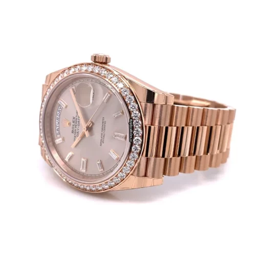 Incredible Replica Rolex Day-date 40 228345 Caliber 3255 Automatic Movement 40mm Rose Gold Case Mens/unisex Watch - Image 3