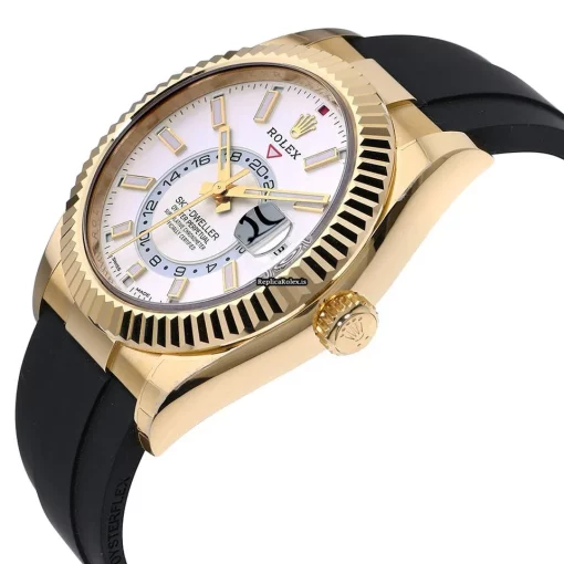Best Fake Rolex Sky-dweller 326238 Self-winding Automatic 42mm Yellow Gold Case Mens/unisex Watch - Image 2