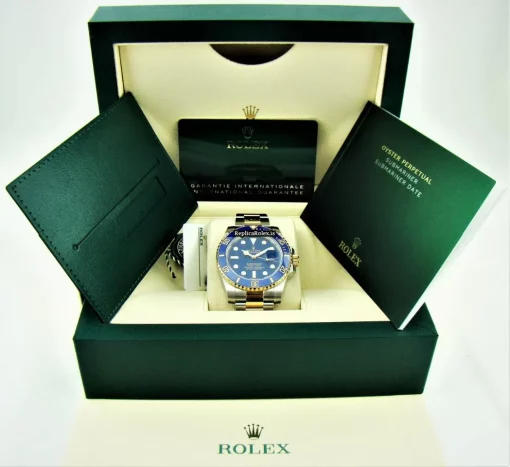 Attractive Replica Rolex Submariner Date 116613lb Caliber 3135 Automatic Movement 40mm Gold/steel Case Mens/unisex Watch - Image 6