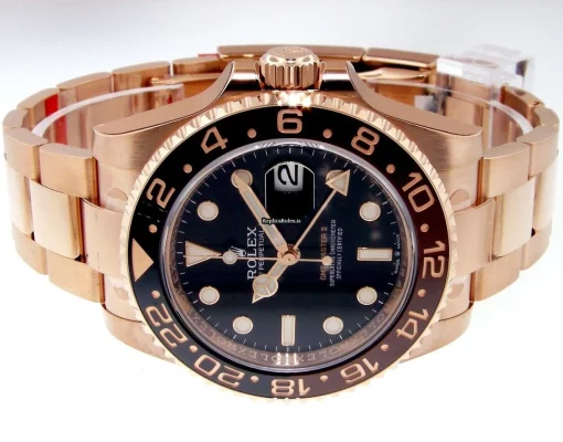 Pleasing Replica Rolex Gmt-master II 126715 Automatic Movement 40mm Rose Gold Case Mens/unisex Watch - Image 3