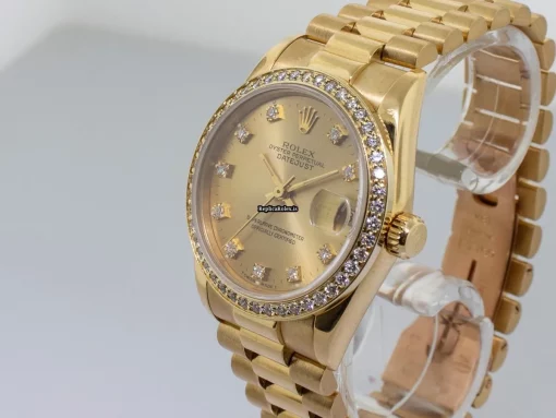 Unique Fake Rolex Lady-datejust 68278 Automatic Movement 31mm Yellow Gold Case Womens Watch