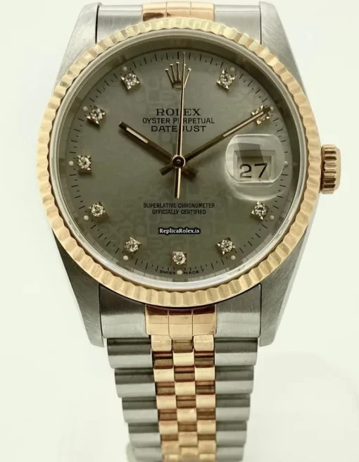 Affordable Copies Rolex Datejust 16233 Caliber 3135 Automatic Movement 36mm Gold/steel Case Mens/unisex Watch