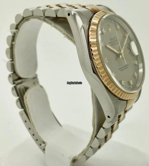 Affordable Copies Rolex Datejust 16233 Caliber 3135 Automatic Movement 36mm Gold/steel Case Mens/unisex Watch - Image 3