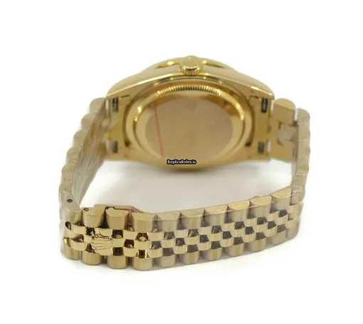 Fantastic Clone Rolex Datejust 16238 Caliber 3135 Automatic Movement 36mm Yellow Gold Case Mens/unisex Watch - Image 2