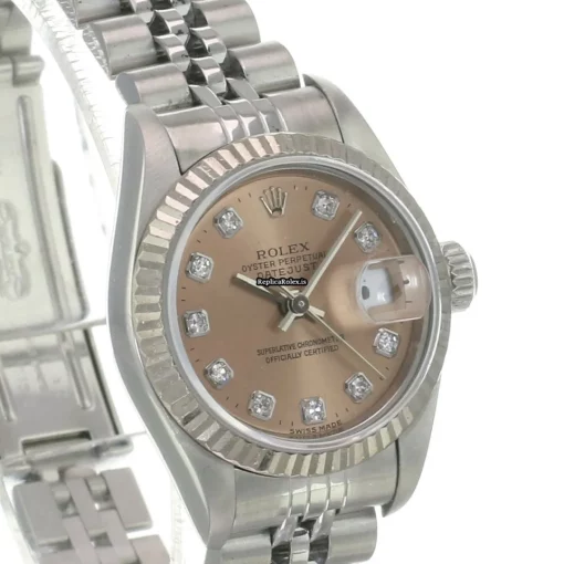 Superior Imitation Rolex Lady-datejust 69174 Caliber 2135 Automatic Movement 26mm Steel Case Womens Watch - Image 2