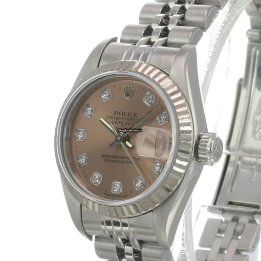 Superior Imitation Rolex Lady-datejust 69174 Caliber 2135 Automatic Movement 26mm Steel Case Womens Watch - Image 3