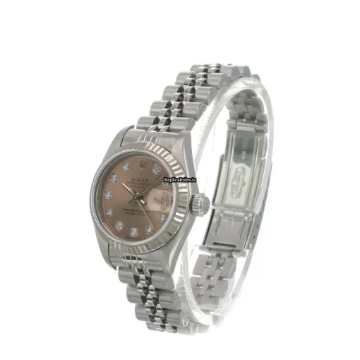 Superior Imitation Rolex Lady-datejust 69174 Caliber 2135 Automatic Movement 26mm Steel Case Womens Watch - Image 5