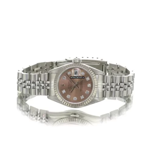 Superior Imitation Rolex Lady-datejust 69174 Caliber 2135 Automatic Movement 26mm Steel Case Womens Watch - Image 7