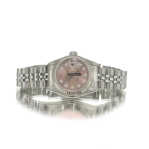 Superior Imitation Rolex Lady-datejust 69174 Caliber 2135 Automatic Movement 26mm Steel Case Womens Watch - Image 9