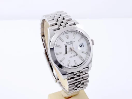 Fine Fake Rolex Datejust 126300 Caliber 3235 Automatic Movement 41x48mm Steel Case Mens/unisex Watch - Image 5