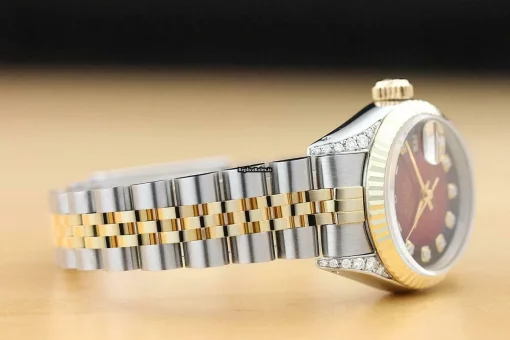 Superb Fake Rolex Lady-datejust 69173 Caliber 2135 Automatic Movement 26mm Steel Case Womens Watch - Image 7