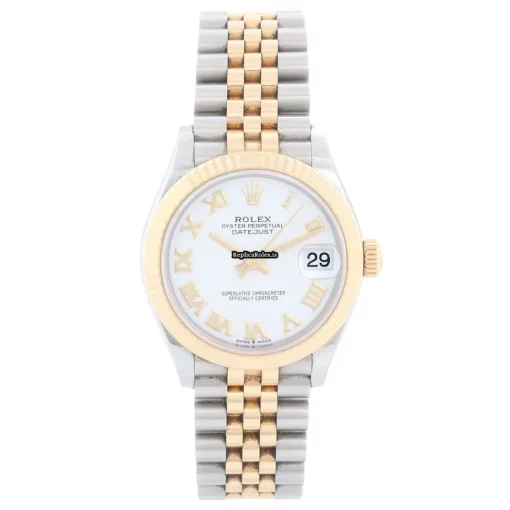 Well Made Replica Rolex Datejust 278273 Automatic Movement 31mm Gold/steel Case Watch