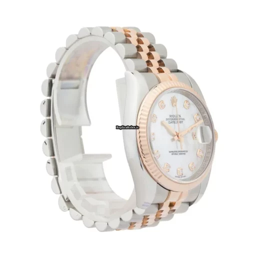Attractive Replica Rolex Datejust 116231 Caliber 3135 Automatic Movement 36mm Gold/steel Case Mens/unisex Watch - Image 6