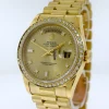 1:1 Fake Rolex Day-date 36 18238a Automatic Movement 36mm Yellow Gold Case Mens/unisex Watch